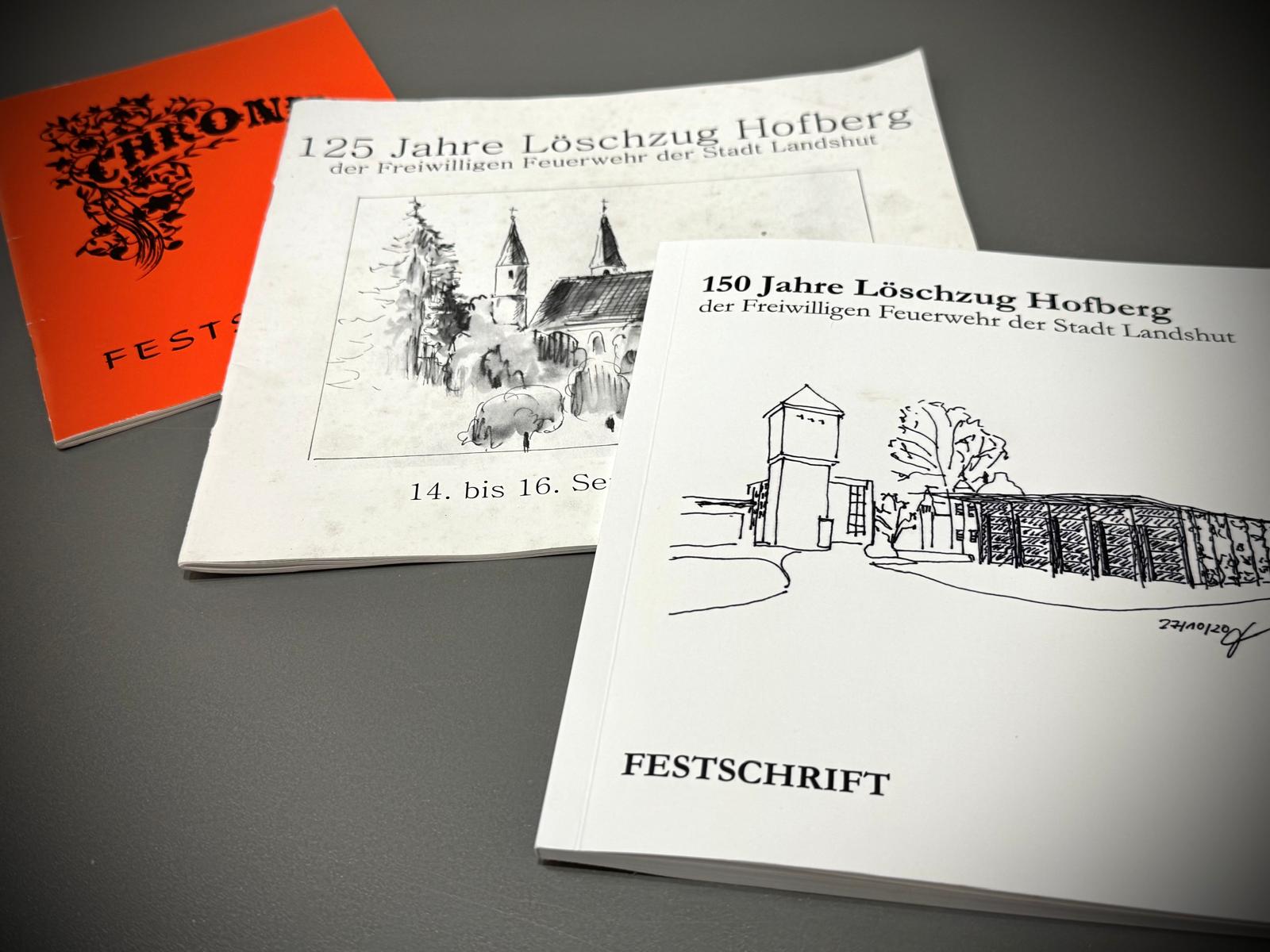 Festschriften Löschzug Hofberg